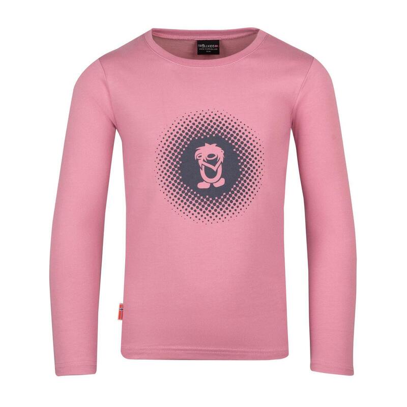 Kinder Longsleeve Pointillism Lila/Marineblau