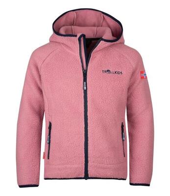 Mädchen Fleecejacke Mandal Lila/Marineblau