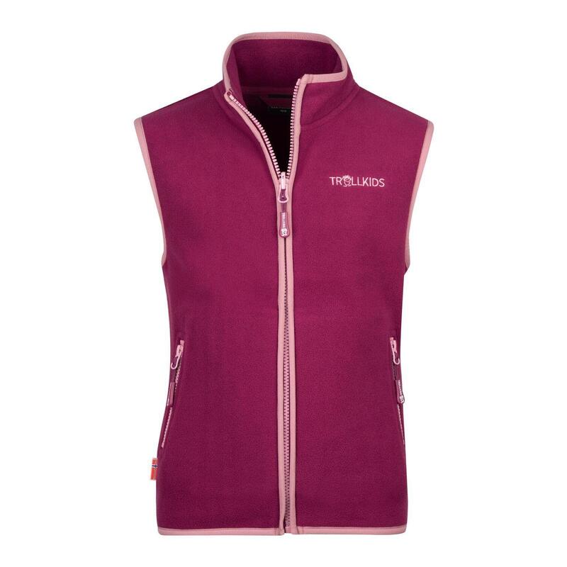 Kinder Fleece-Weste Arendal Pflaume/Violett