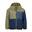 Kinder Fleecejacke Aurlandsfjord Moos/Mystikblau/Goldgelb