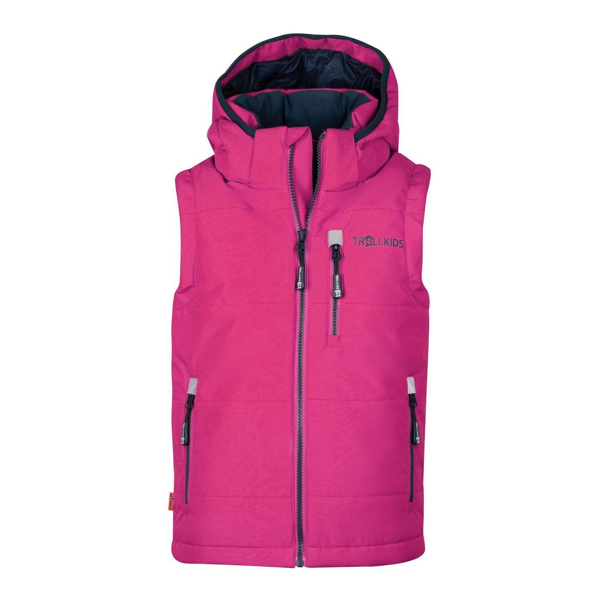 Trollkids - Gilet Pour Enfants Narvik Xt Baie De Feu/marine - Doudoune Synthétique - Bleu|violet - 2-3 Ans - Decathlon