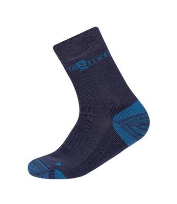Kinder Wandersocken Preikestolen Pflaume/Violett