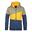 Kinder Kapuzenpullover Alesund Moos/Mystikblau/Goldgelb