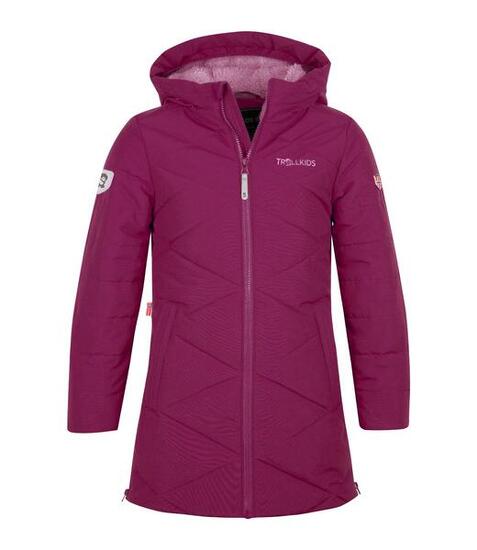 Mädchen Wintermantel Bergen Pflaume/Violett