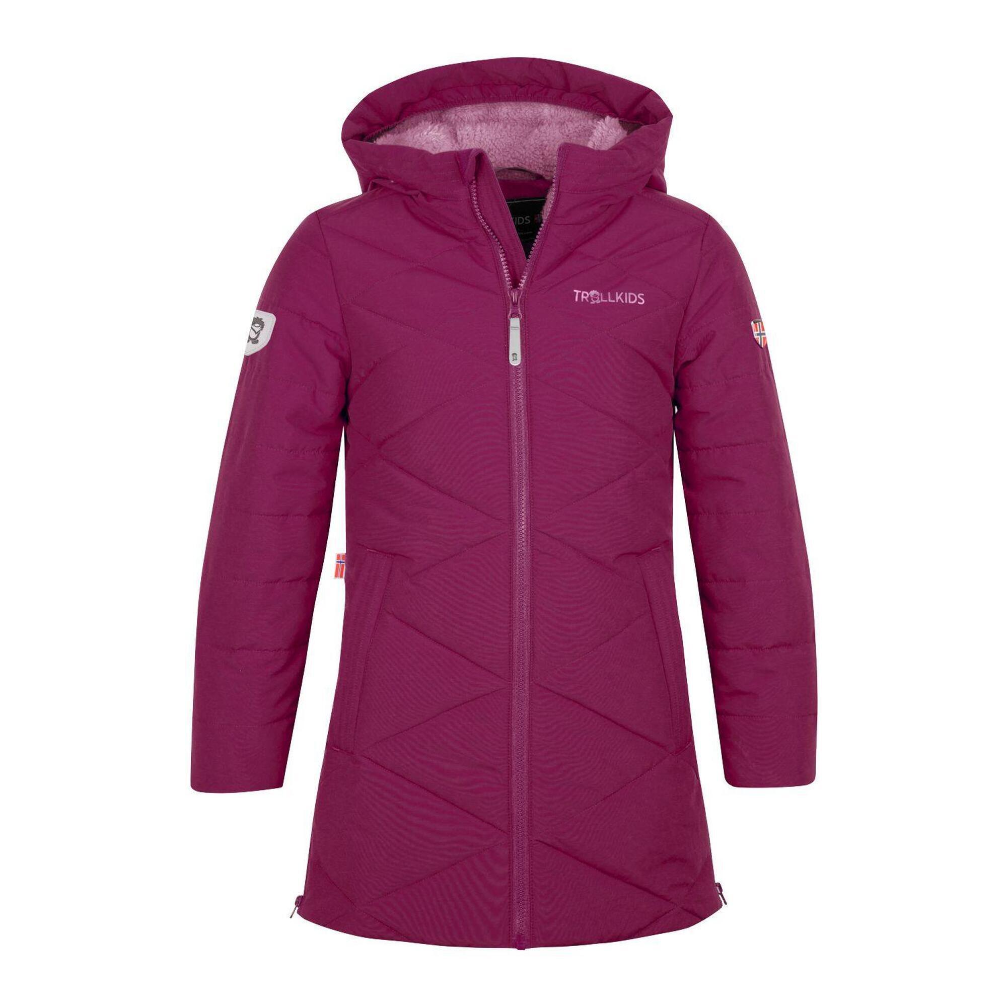 Bergen plum/purple girl's winter coat