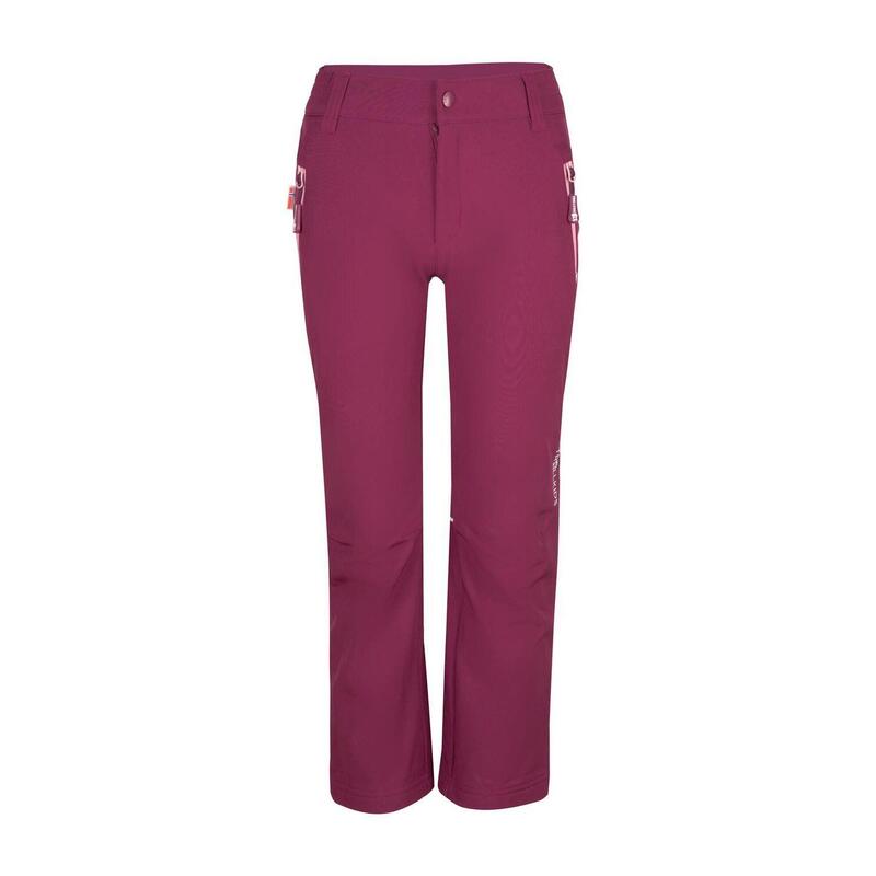 Pantalon softshell pour enfants Fjell prune/violet
