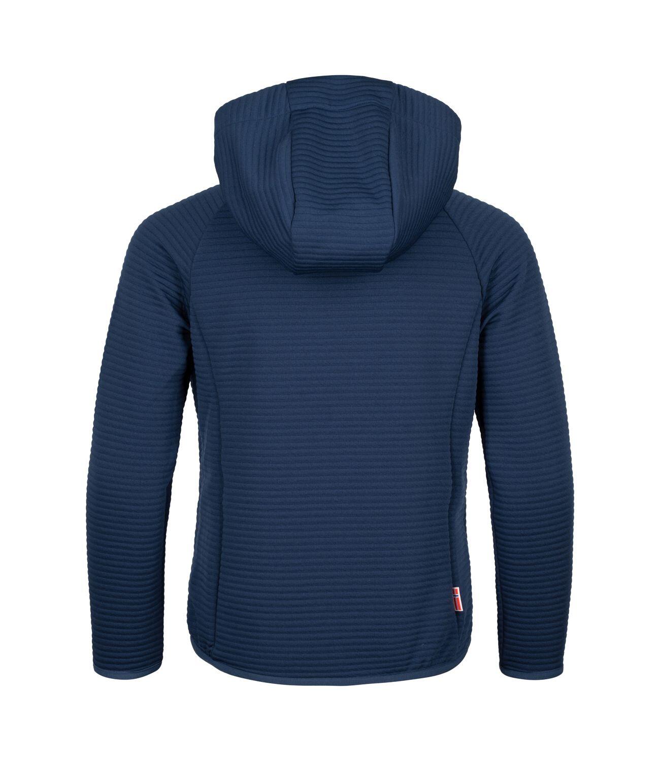 Kinder Hybridjacke Sirdal Mystisches Blau/Goldgelb 2/2
