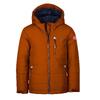 Veste d'hiver enfant Hemsedal XT hydrofuge, coupe-vent Cannelle/Bleu Foncé