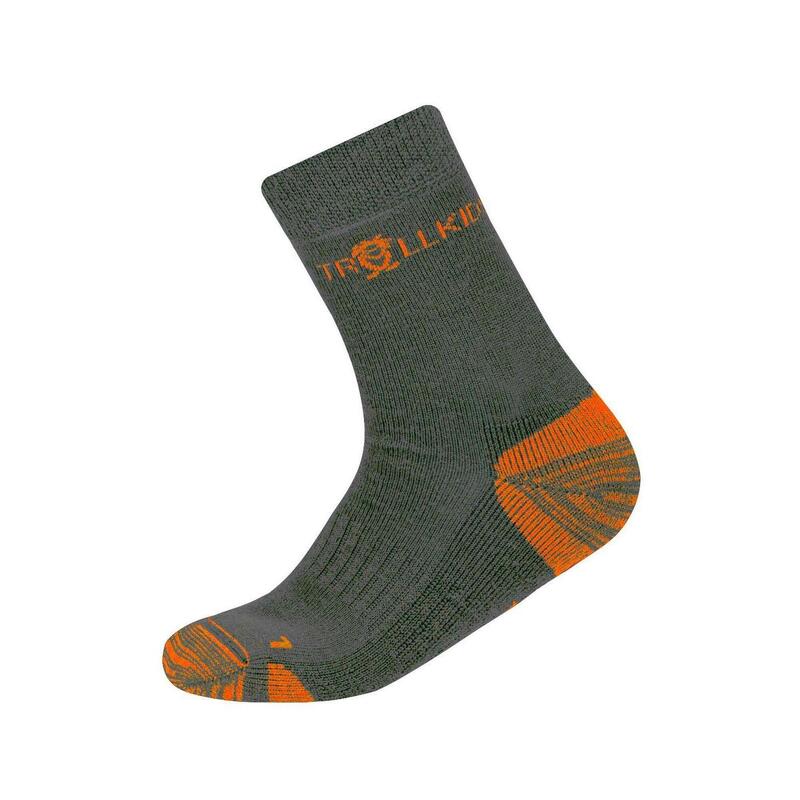 Chaussettes de randonnée pour enfants Preikestolen Anthracite/Orange