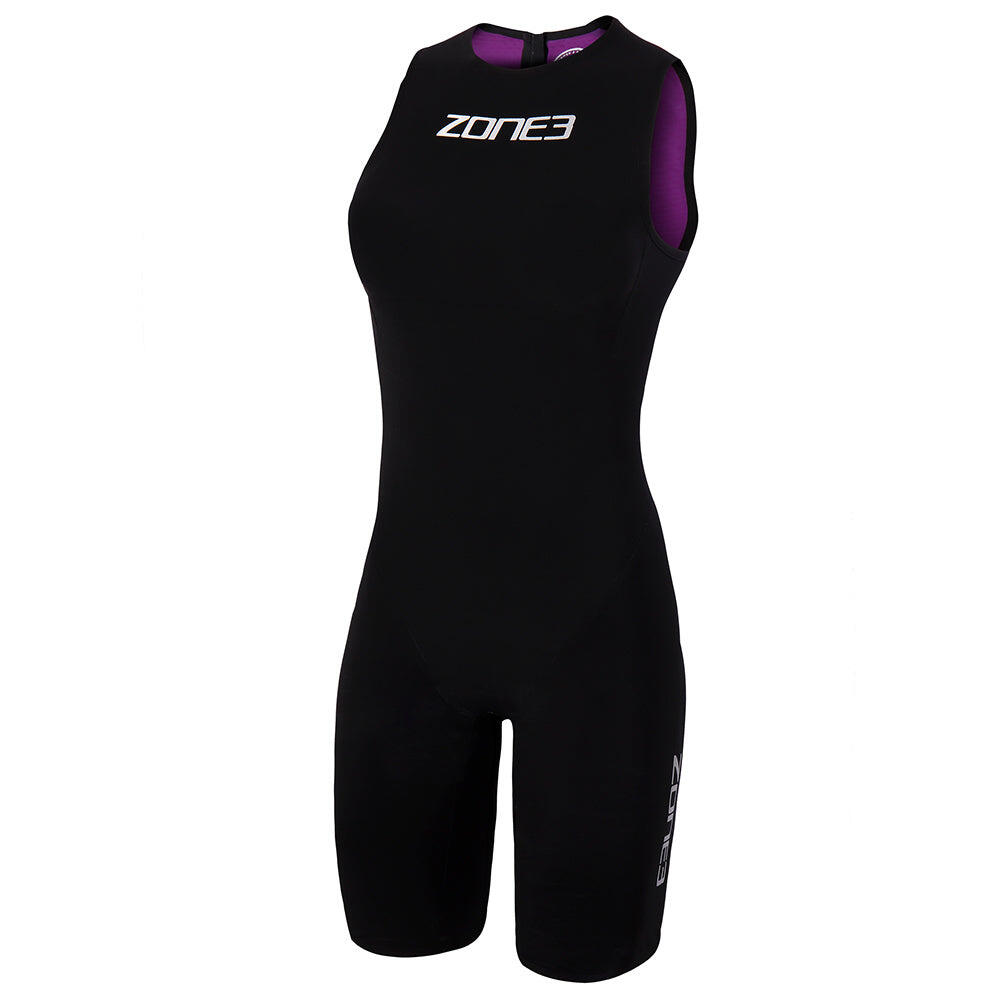 Streamline Sleeveless Swimskin Women's Black 1/6