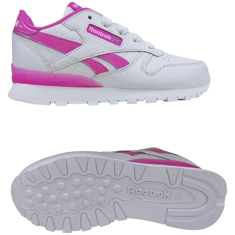 Zapatillas de cuero clásicas para niños Reebok Classics Step 'n' Flash