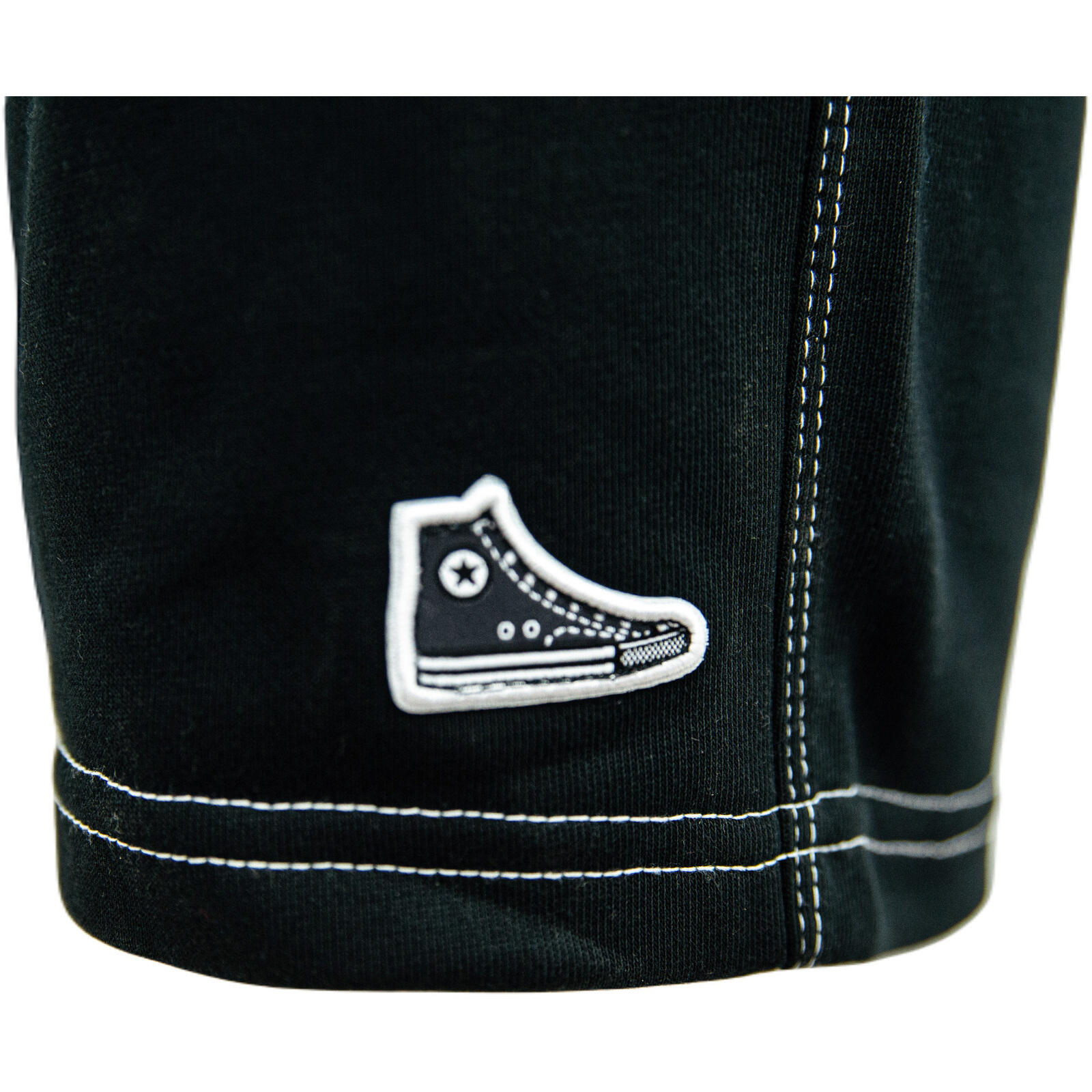 Shorts Converse Chuck Taylor Script Short, Noir, Hommes 5/5