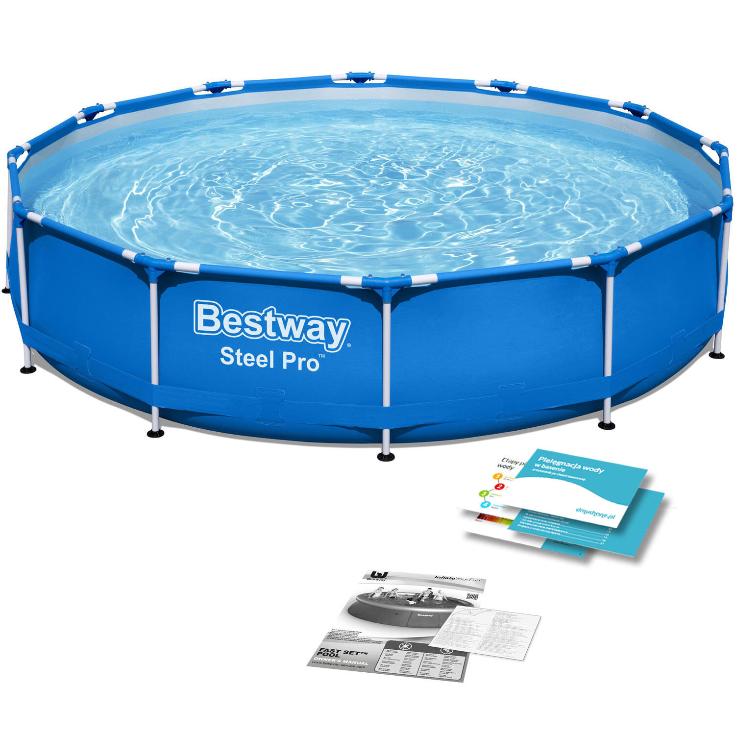 BESTWAY Piscina natación desmontable Bestway, 366 x 76 cm azul