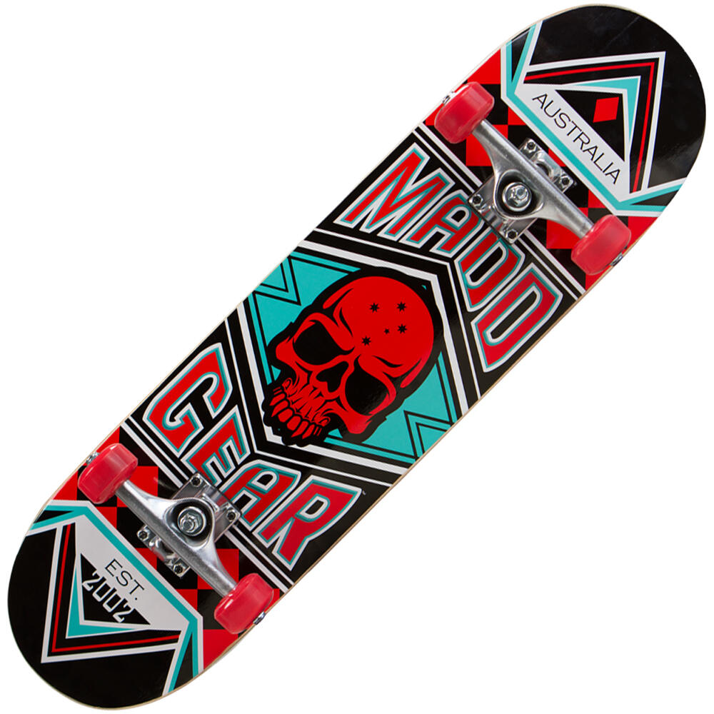 MADD GEAR PRO SERIES COMPLETE SKATEBOARDS 8.0” - JEST RED 4/5