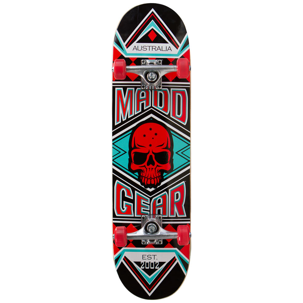 MADD GEAR PRO SERIES COMPLETE SKATEBOARDS 8.0” - JEST RED 3/5