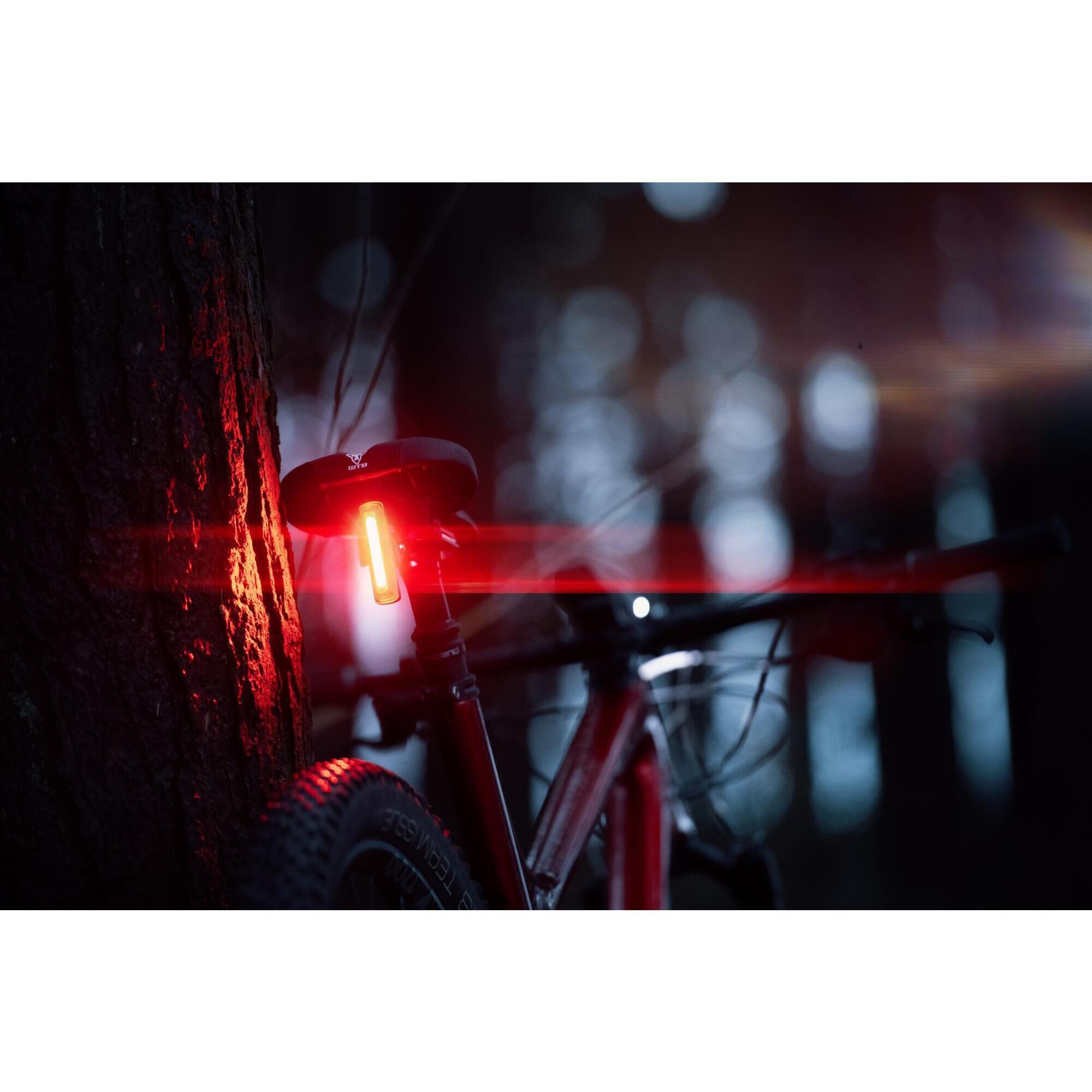 Comet-X USB" bicycle rear light Moon