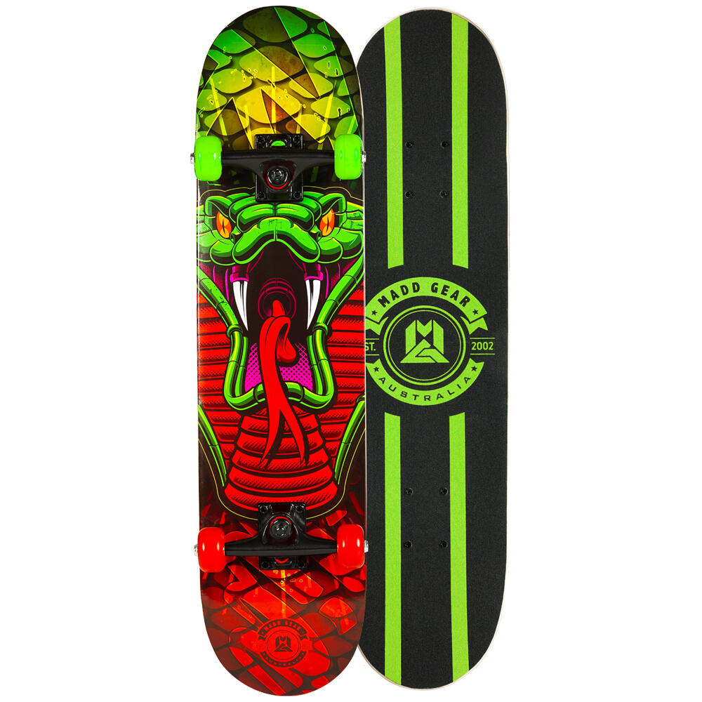 MADD GEAR PRO MADD GEAR PRO SERIES COMPLETE SKATEBOARDS 8.0” - REPTILIA