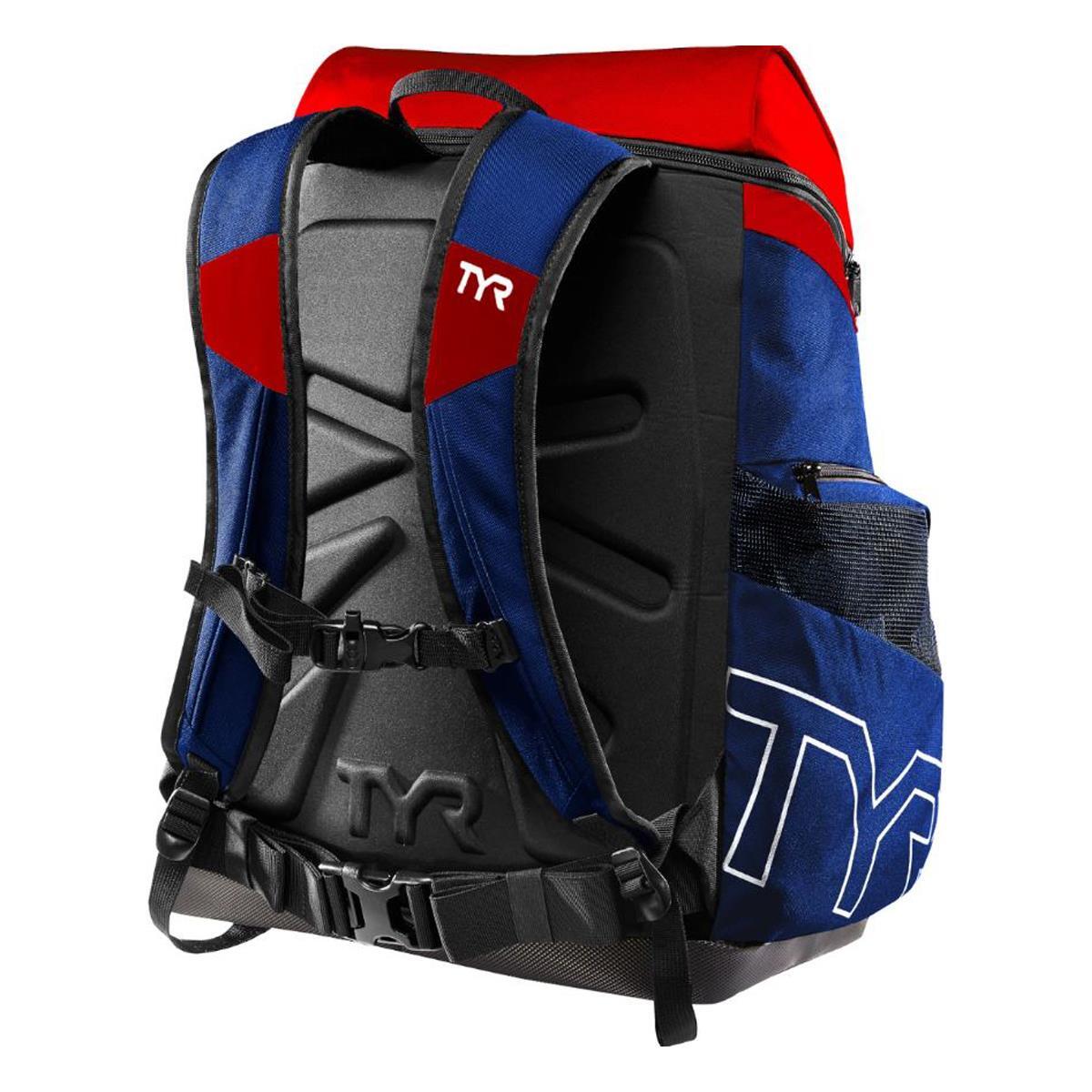 Mochila TYR Alliance 45L - Azul Marinho/Vermelho 2/4