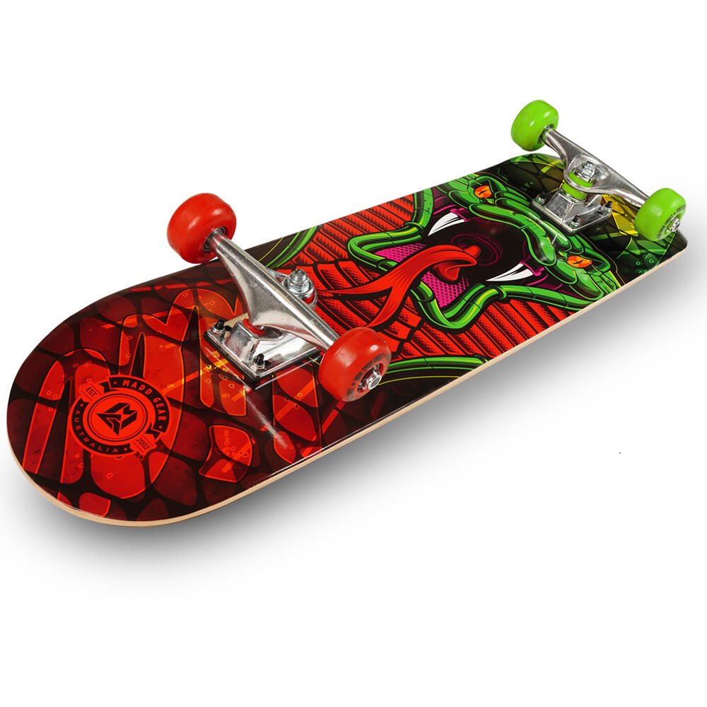 MADD GEAR PRO SERIES COMPLETE SKATEBOARDS 8.0” - REPTILIA | Decathlon