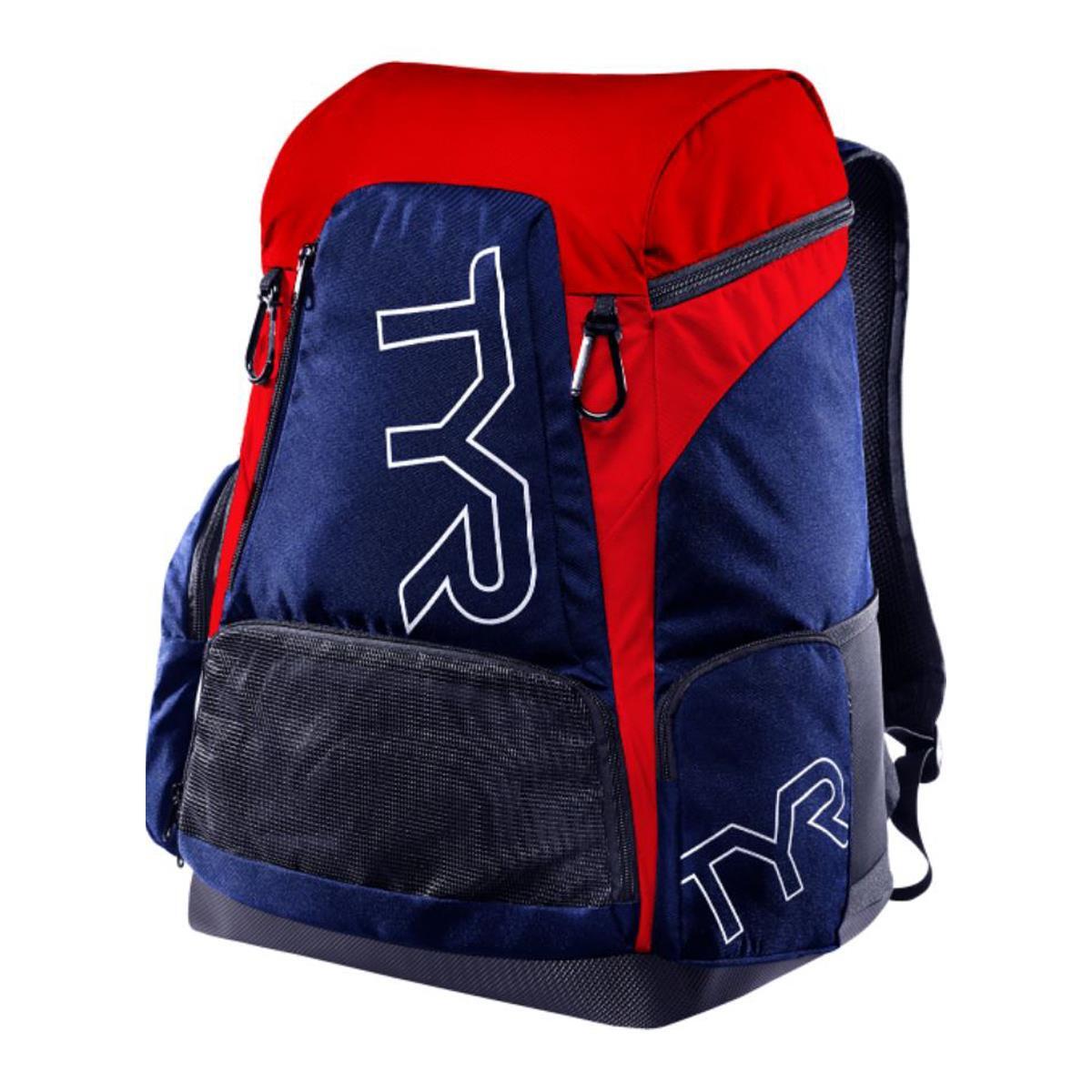 TYR Alliance Backpack - Navy Blue /Red 1/2