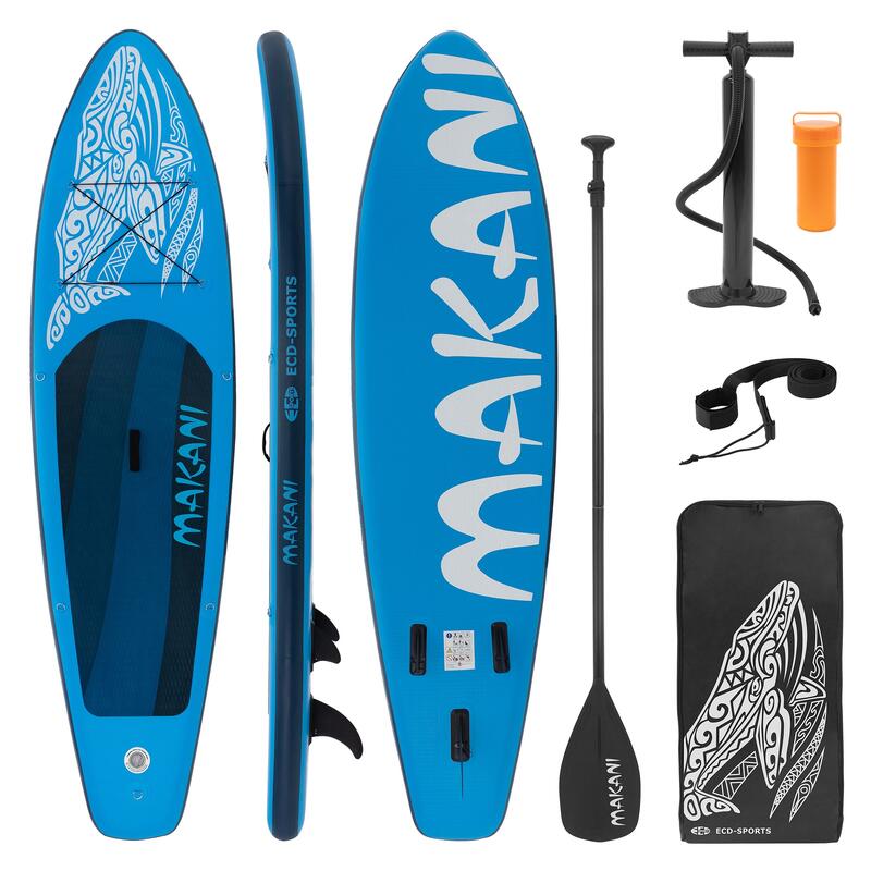 Stand Up Paddle Board Surfboard Makani Blauw 320x82x15cm