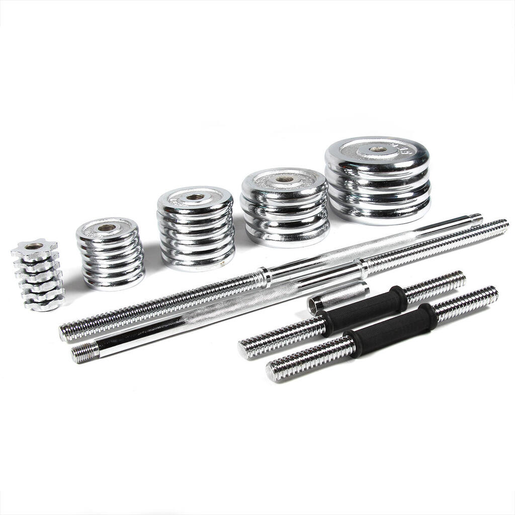 GladiatorFit 50kg Ø 25mm barbell and disc kit