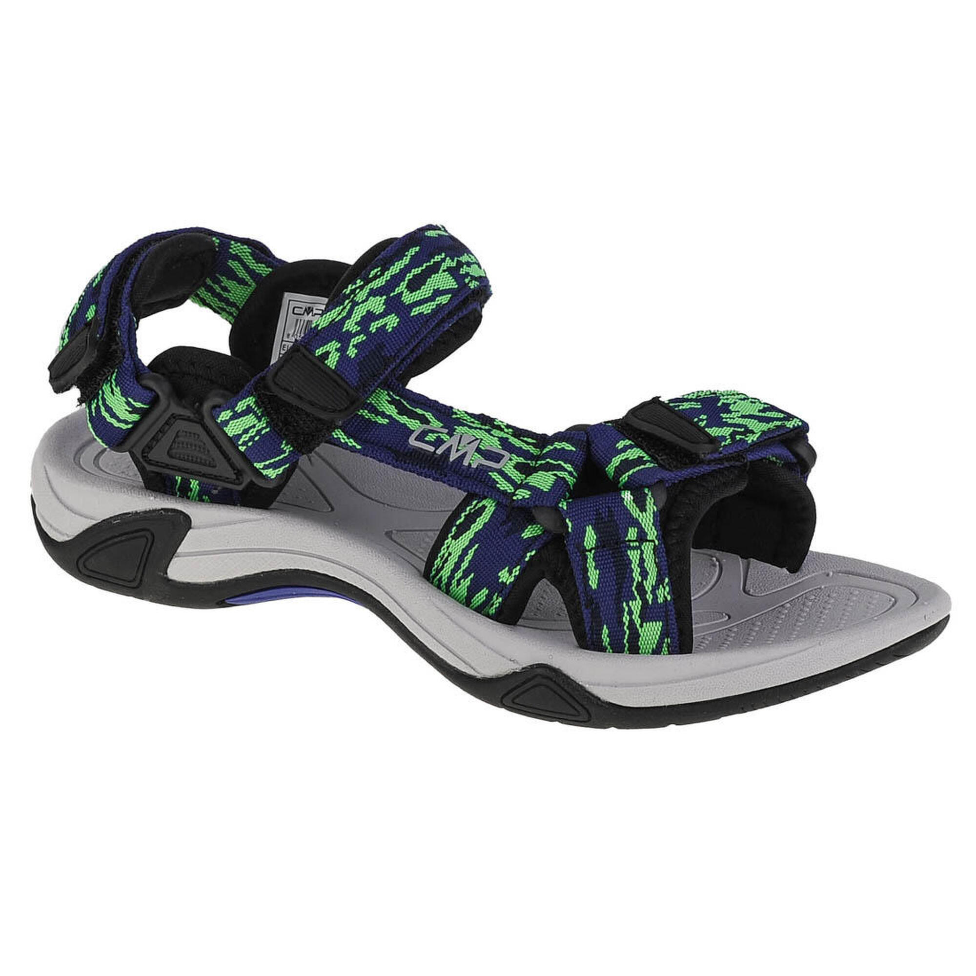 Cmp - Cmp Hamal Hiking Sandal Jr, Garçon, , Des Sandales, Bleu - Sandales - Bleu|noir|vert - 33 - Decathlon
