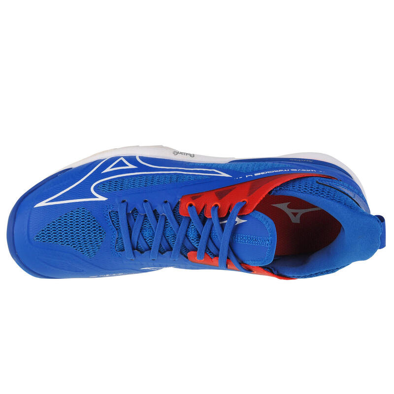 Mizuno Wave Mirage 4, Homme, Handball, chaussures de handball, bleu