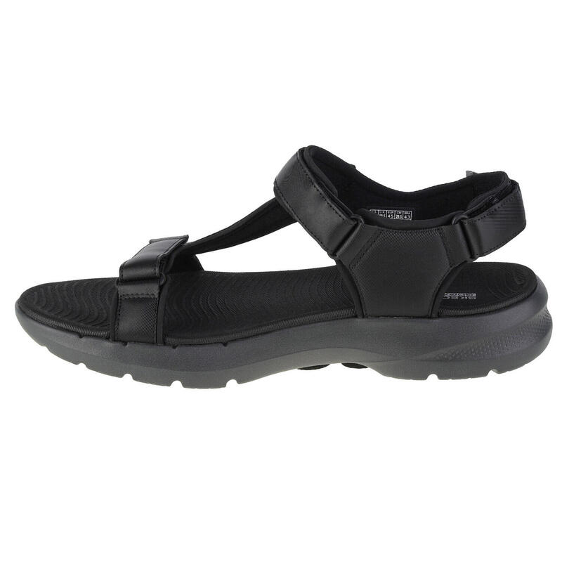Skechers Go Walk 6 Sandal, Mannen, , sandalen, zwart