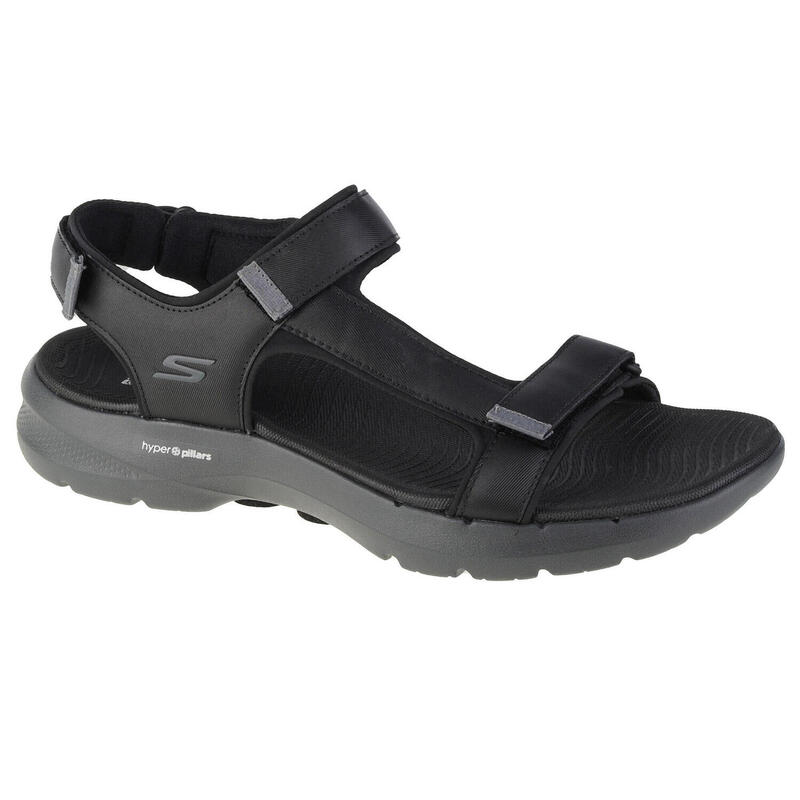 Skechers Go Walk 6 Sandal, Mannen, , sandalen, zwart