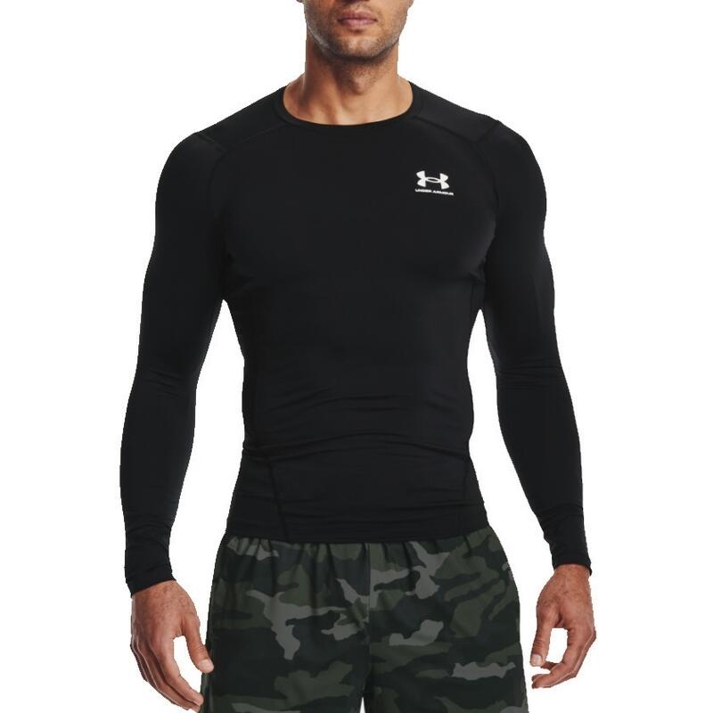 Bluza barbati Under Armour Heatgear Armour Long Sleeve, Negru