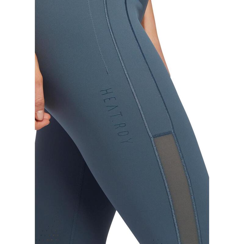 Adidas - Legging 7/8 Alphaskin Heat.Rdy pour femme - Bleu foncé