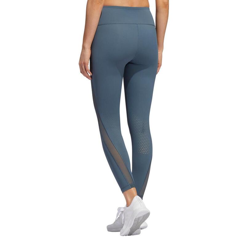 Adidas - Legging 7/8 Alphaskin Heat.Rdy pour femme - Bleu foncé