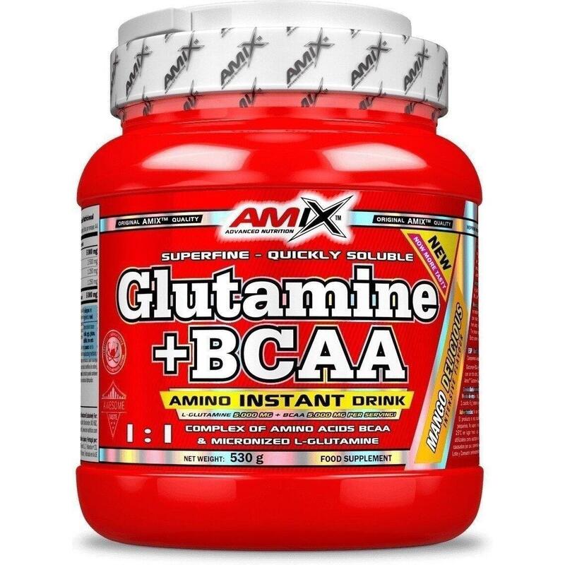 Glutamine + bcaa - 500g Neutro da Amix Nutrition Exclusivo Online                                      7 cores disponíveis
 38,10€  Preço por quantidade 76,20€kg AMIX Glutamine + bcaa - 500g Neutro da Amix NutritionVendido e expedido por: FitnessZone    
