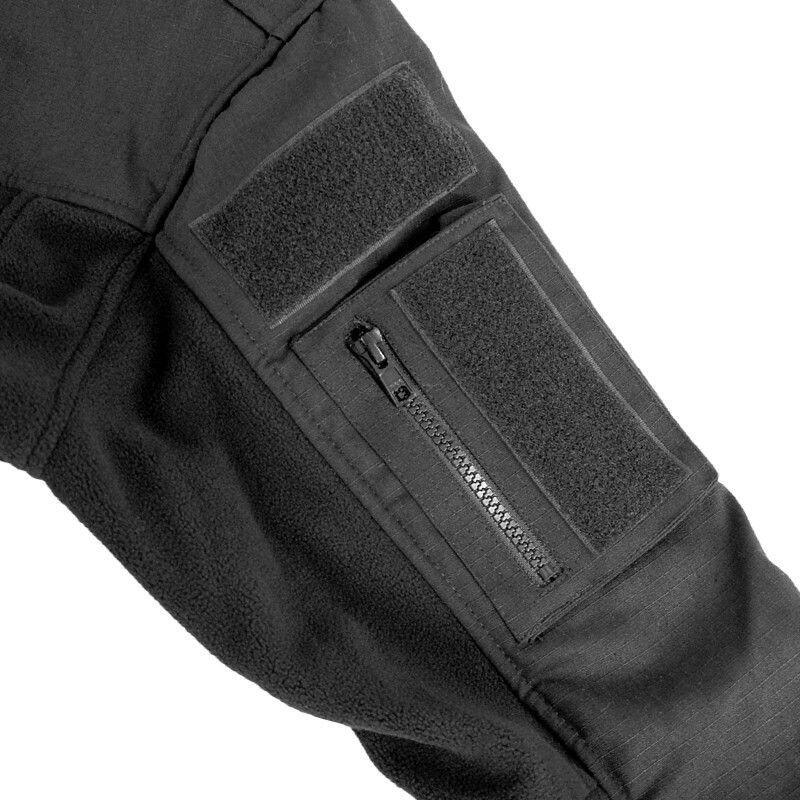 MFH Fleece Jacke "Combat" schwarz Gr.S 4/5