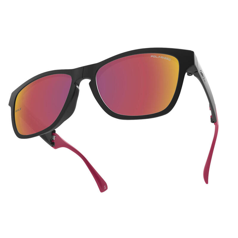 UNFOLD Hydrophobic Anti-glare Anti-scratch Hiking Sunglasses - Black/Pink