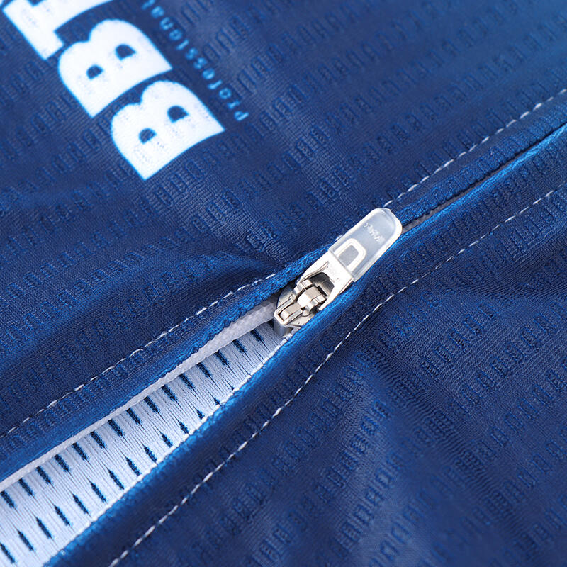 Camisa manga longa BBTX ajustada LX 1000 unissex cor azul e branca