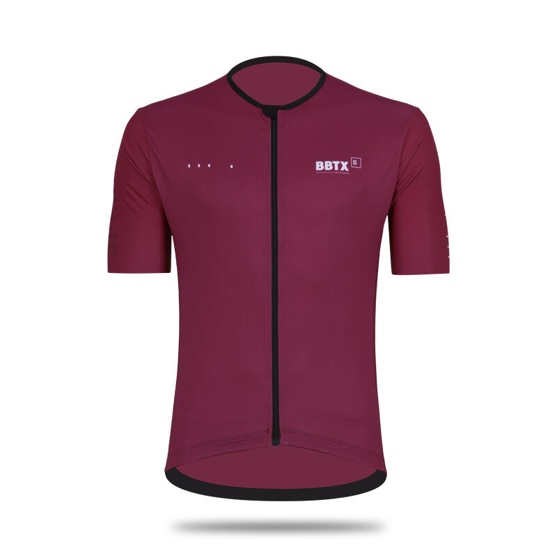 Maillot manga corta verano BBTX RX 1000 Unisex color Burdeos