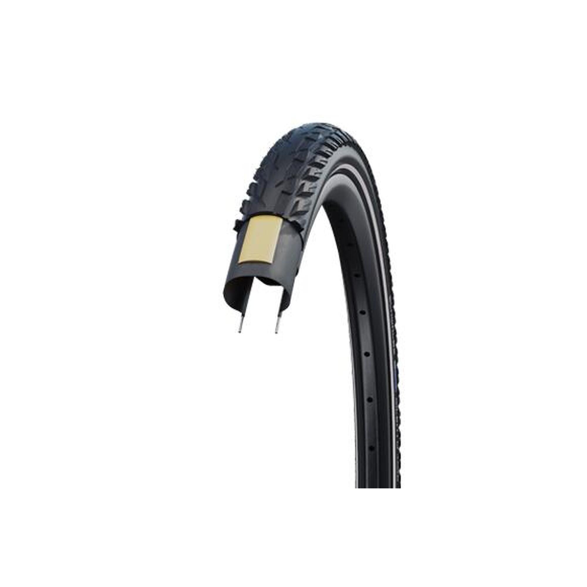 Pneu Schwalbe silento black tr 700x35 para bicicleta de montanha/urbana (35-622)