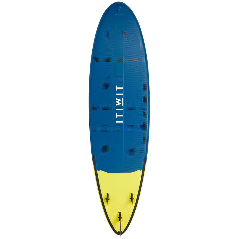 Tweedehands Opblaasbaar wavesup longboard 500 10' 140 l blauw
