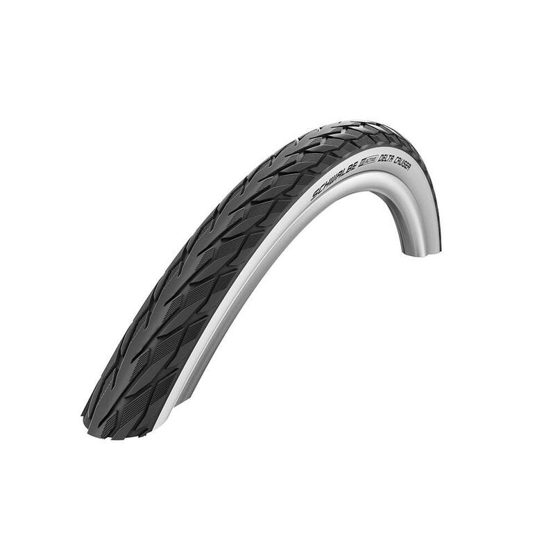 Delta Cruiser clincher band - 24x1 3/8 inch - SBC - met witte zijwand