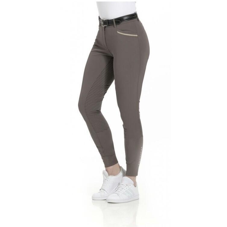 Damen Reithose Silikon Vollbesatz GIZEL taupe