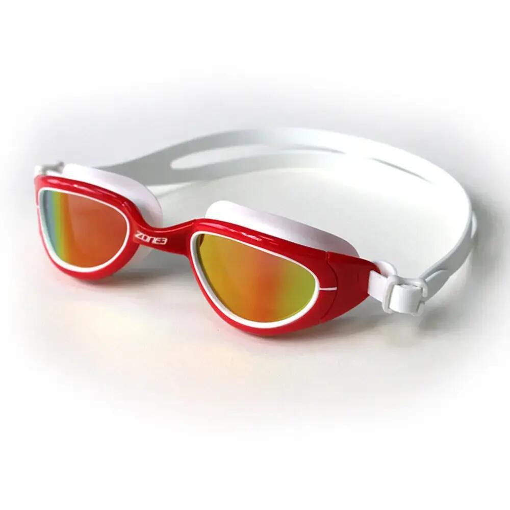 Attack Swim Goggles Adult POLARIZED RED/WHITE