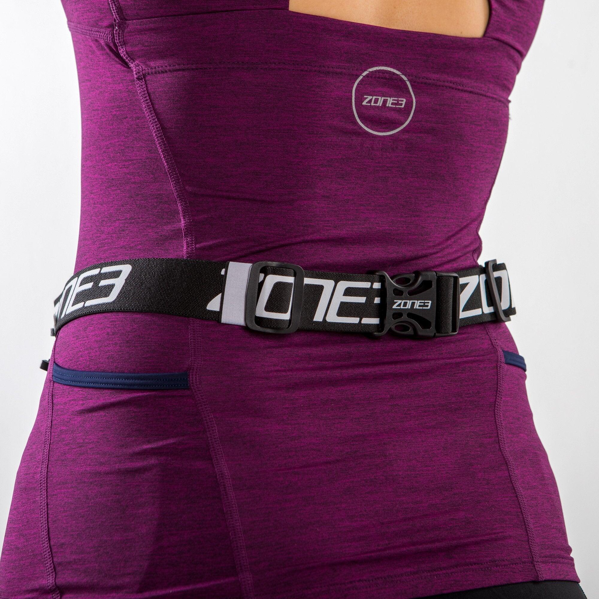 Endurance Number Belt with Neoprene Fuel Pouch and Energy Gel Storage 3/5