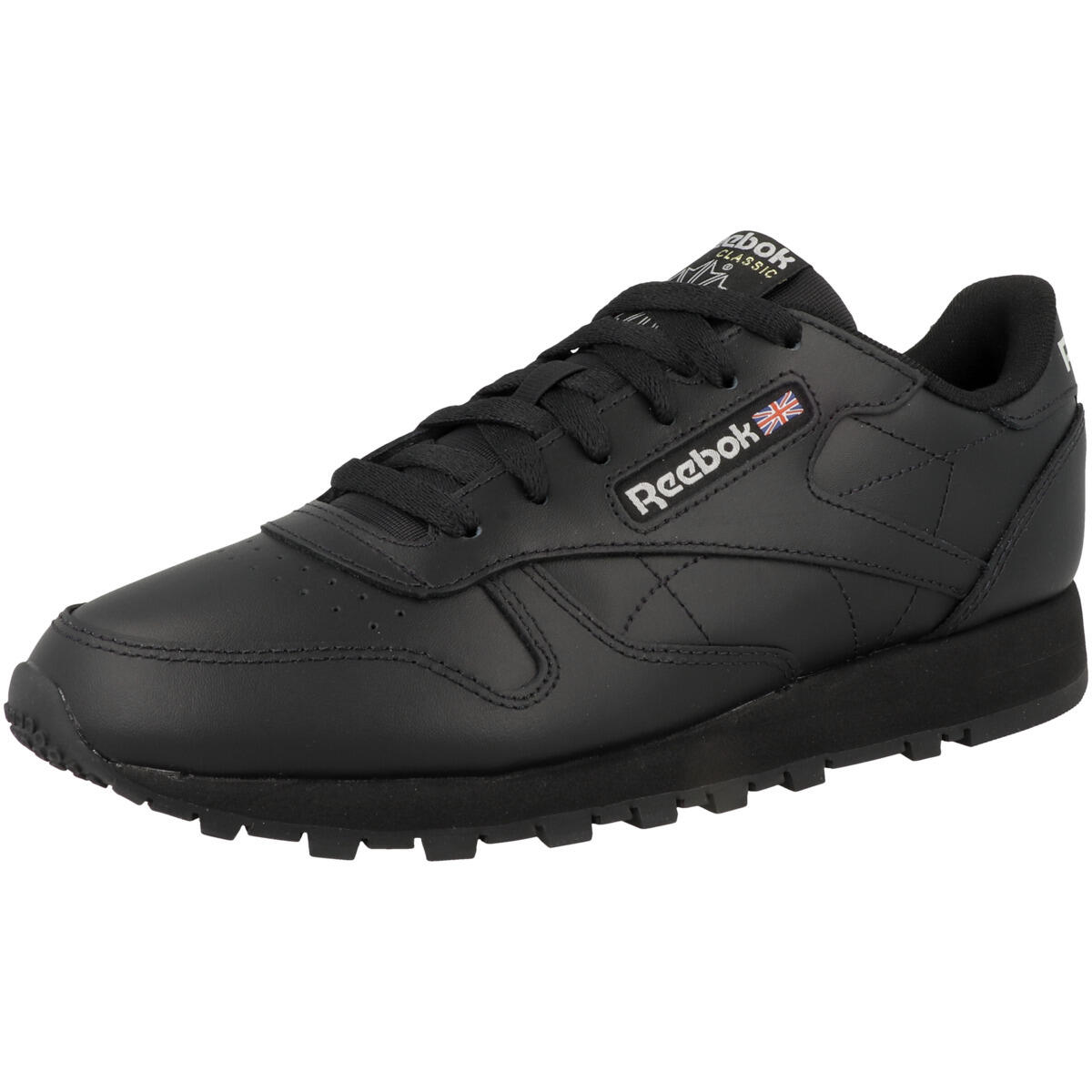 Scarpe donna reebok classic leather - nero 4/7
