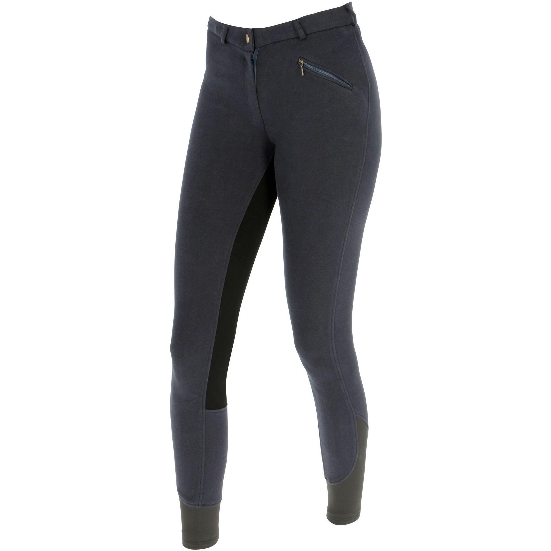 COVALLIERO Kinder Reithose Vollbesatz ECONOMIC blau