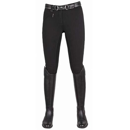 Damen Reithose Vollbesatz BASIC Belmtex schwarz 2/3