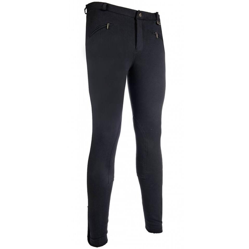 HKM Herren Reithose Kniebesatz BASIC schwarz