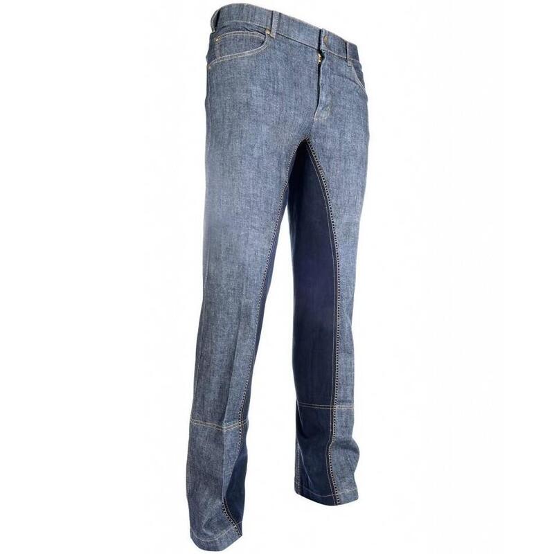 Herren Jodhpur Reithose Vollbesatz TEXAS NEW dunkelblau