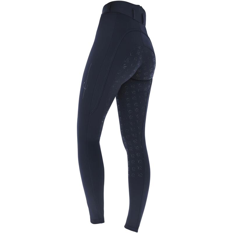 Damen Reithose Silikon Vollbesatz CLASSIC STAR navy